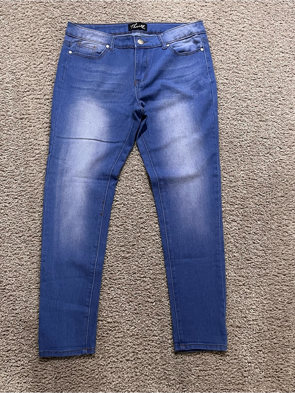Nwot Women’s Blue Skinny Jeans - Stretch Denim